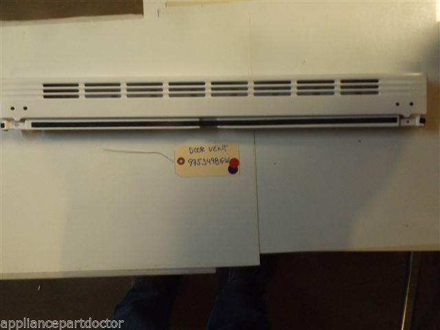 KITCHENAID STOVE 9753498GW Vent, Door (white) touched up used part KITCHENAID STOVE 9753498GW Vent, Door (white) touched up used part